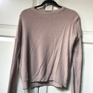 Light pink brandy melville sweater